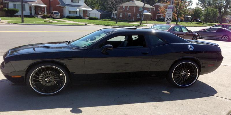 challenger on 26 inch rims